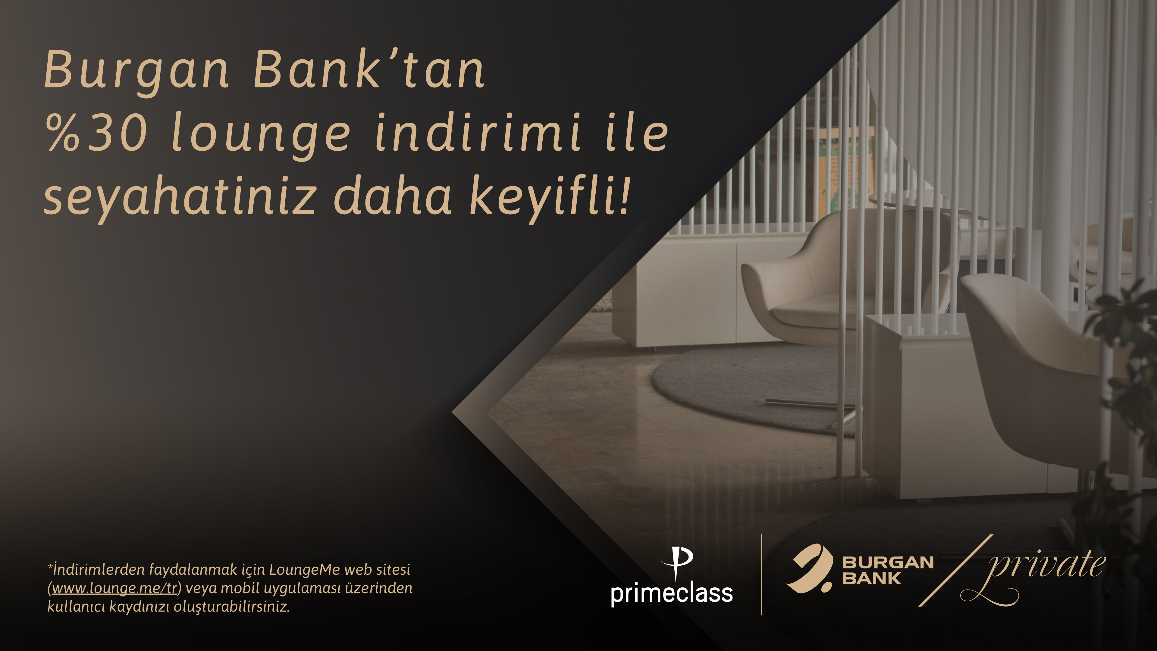 Burgan Bank'tan %30 Lounge İndirimi Kampanyası